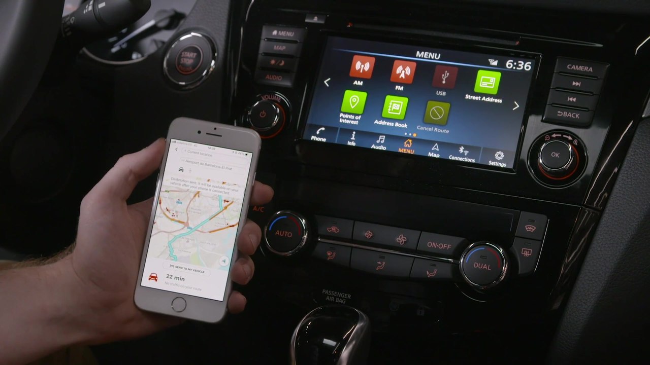 Neues NissanConnect Infotainment-System im Nissan Qashqai