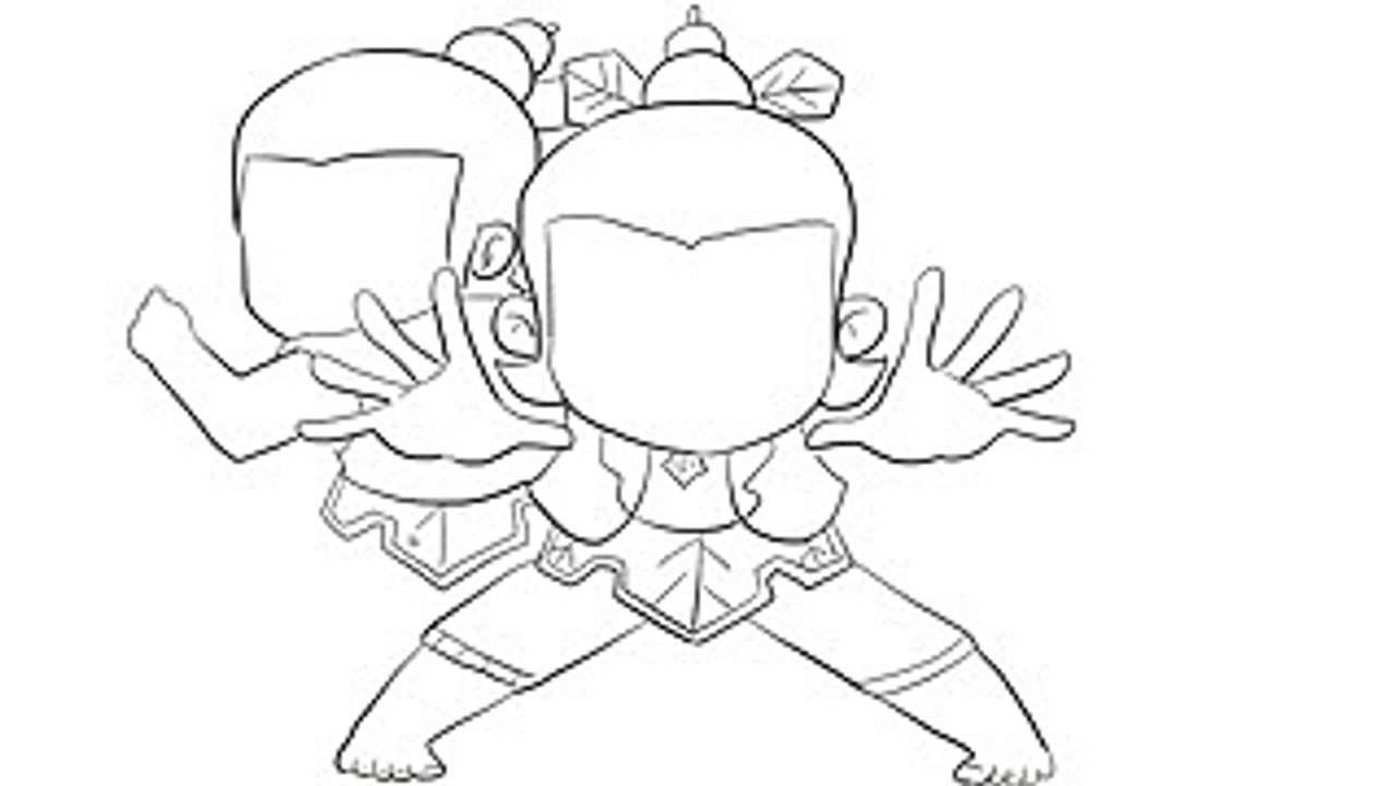 葫芦娃之红黄橙三兄弟儿童亲子简笔画
