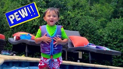 SHARK IN OUR POOL! (FUNnel Vis Fam Skit)