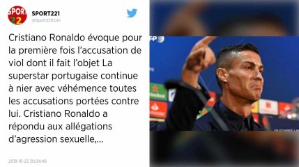 Accusé de viol, Cristiano Ronaldo assure être « un exemple »