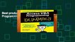 Best product  Access VBA Programming For Dummies