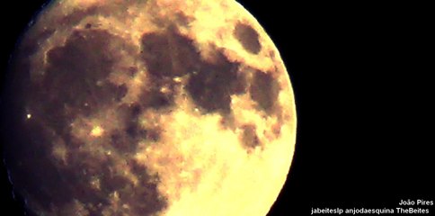 A Lua de fim de tarde de 22-10-2018