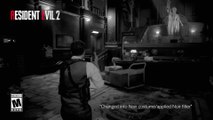 Resident Evil 2 - Leon 'Noir' DLC Costume Gameplay