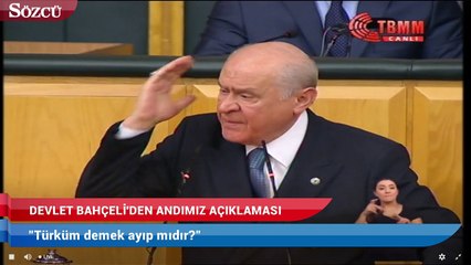 Bahçeli'den andımız açıklaması