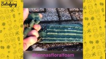 CRUSHING FLORAL FOAM USING CAR VIDEO l Crushing Floral Foam ASMR Compilation 2018