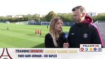 Replay : Les 15 premières minutes d'entraînement avant Paris Saint-Germain - SC Naples