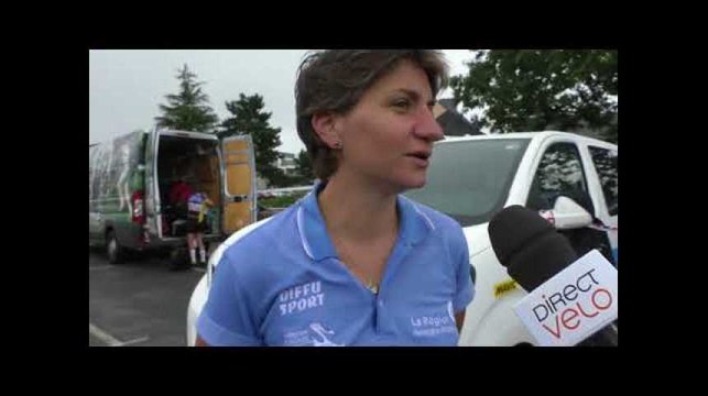 Cathy Billon : ses impressions avant le départ de l'épreuve minimes-cadettes