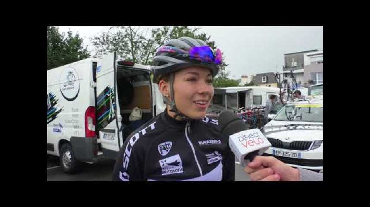 Marie Morgane Le Deunff : ses impressions avant le départ de l'épreuve minimes-cadettes