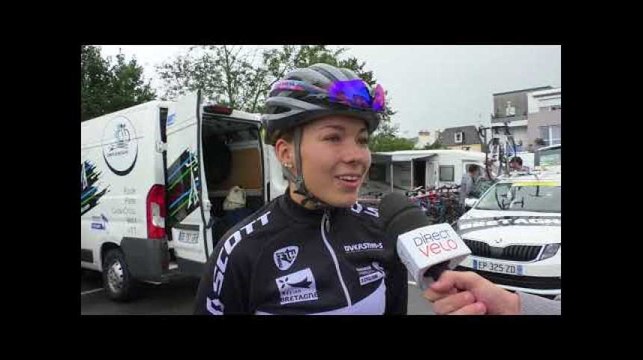 Marie Morgane Le Deunff : ses impressions avant le départ de l'épreuve minimes-cadettes