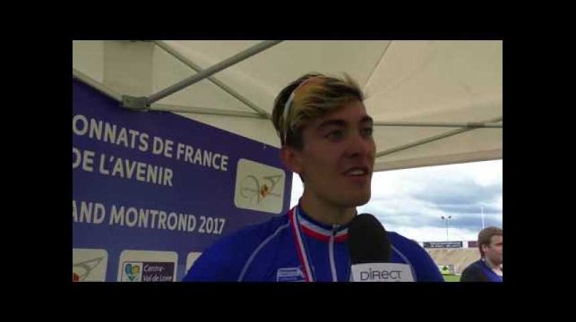 La Marseillaise pour Alexys Brunel, champion de France espoirs du contre la montre