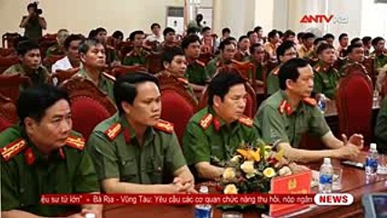 Khen thưởng các tập thể, cá nhân khám phá vụ hơn 300kg ma túy đá  ANTV (1)