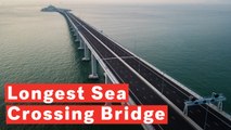 World's Longest Sea Crossing Bridge Opened In Hong Kong