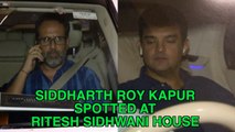 Siddharth Roy Kapur Spotted At Ritesh Sidhwani's House | Bollywood News | Bollywood gossip