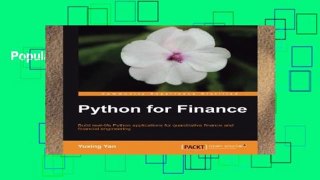 Popular Python for Finance