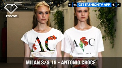 Milan Fashion Week Spring/Summer 2019 - Antonio Croce | FashionTV | FTV