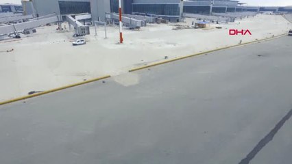 29 Ekim'de Açılış Öncesi Yeni Havalimanı Havadan Görüntülendi