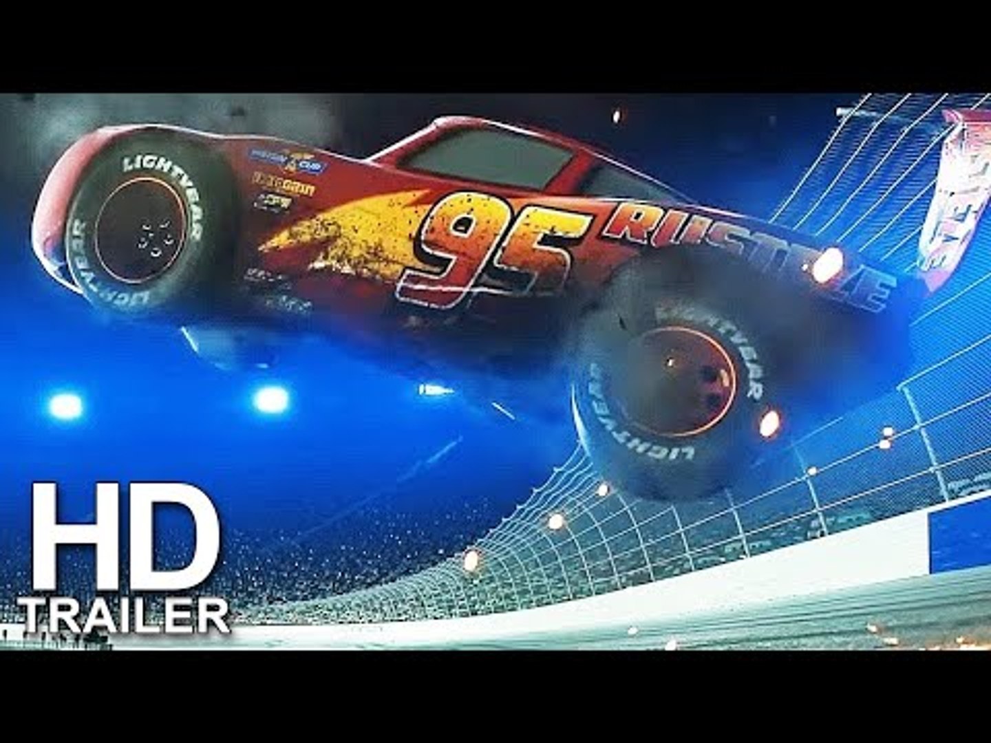 CARS 3 (4K HDR)  Lightning McQueen's Crash Scene 