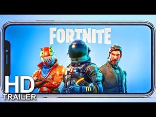 FORTNITE BATTLE ROYALE Mobile Trailer (2018) IPhone X Gameplay HD