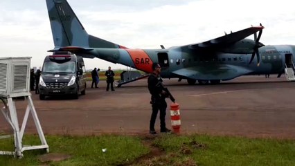 Transferência de presos é realizada mobilizando forças de segurança