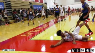#1 8th Grader Mikey Williams Plays Against VARSITY High School Players! DUNKS & Shows Off RANGE!