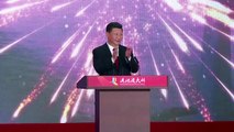 الرئيس الصيني يفتتح أطول جسر مائي في العالم يربط هونغ كونغ ببر الصين