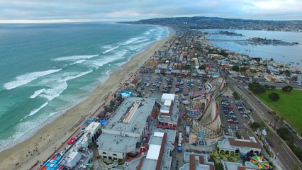 Beach Aerial Footage Taken by a Drone