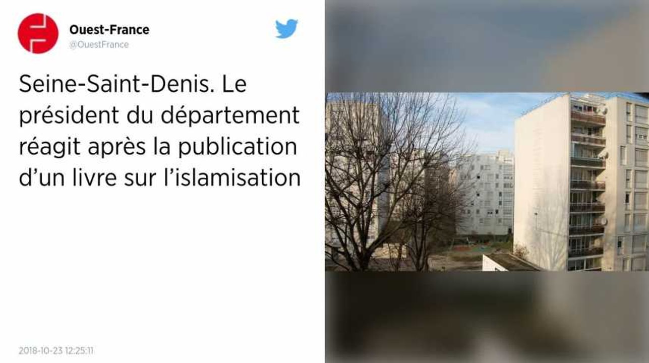Seine-Saint-Denis. Le président du département réagit après la publication d’un livre sur l’islamisation.