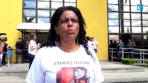 Clemilda comparece a audiência em fórum de Linhares