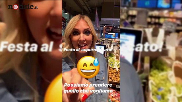 Chiara Ferragni sorprende Fedez con una festa di compleanno al Carrefour: il web s'indigna per lo spreco di cibo | Notizie.it
