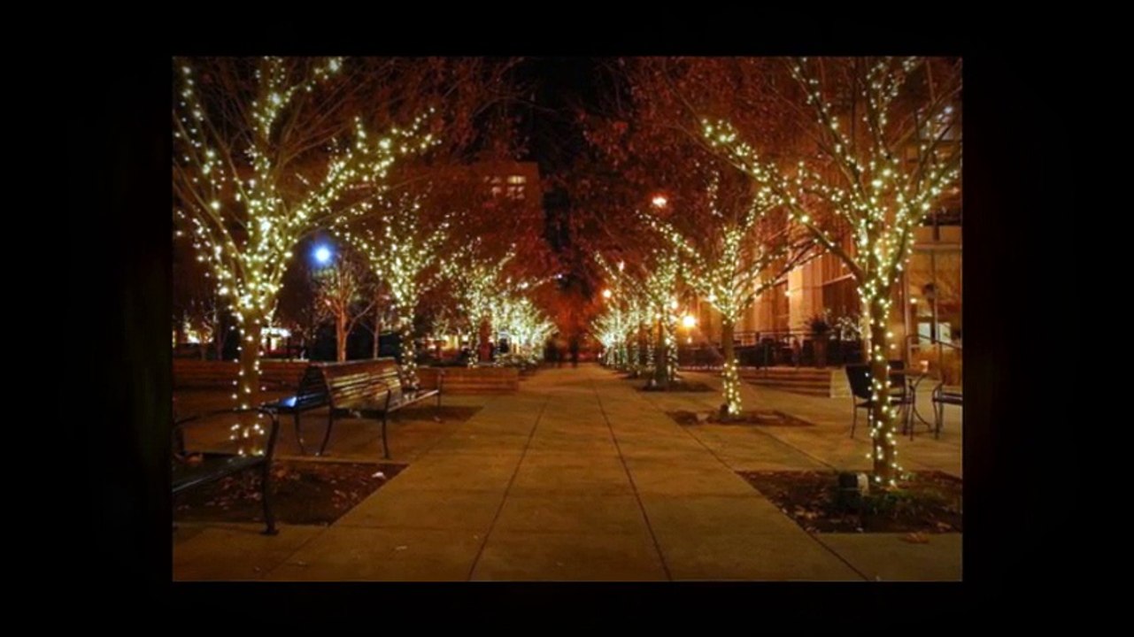 Christmas light installation