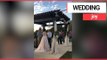 Bride ties the knot after another woman gave her the venue for free | SWNS TV