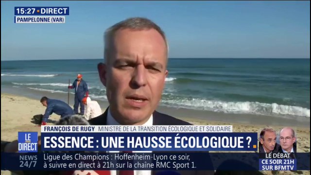 Pour de Rugy, la hausse des prix des carburants est aux trois-quarts due à celle du pétrole sur le marché mondial