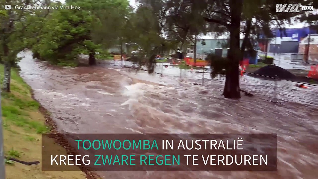 Zware regen veroorzaakt stortvloed in Australië
