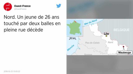 Nord. Un jeune de 26 ans touché par deux balles en pleine rue décède.