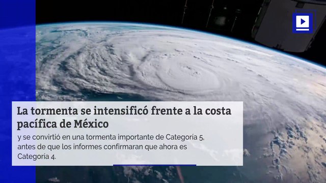El huracán 'Willa' se debilita a categoría 4, sigue amenazando las costas mexicanas