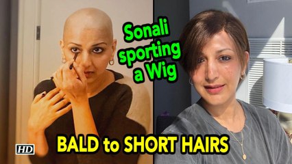 Sonali Bendre sporting a Wig | BALD to SHORT HAIRS