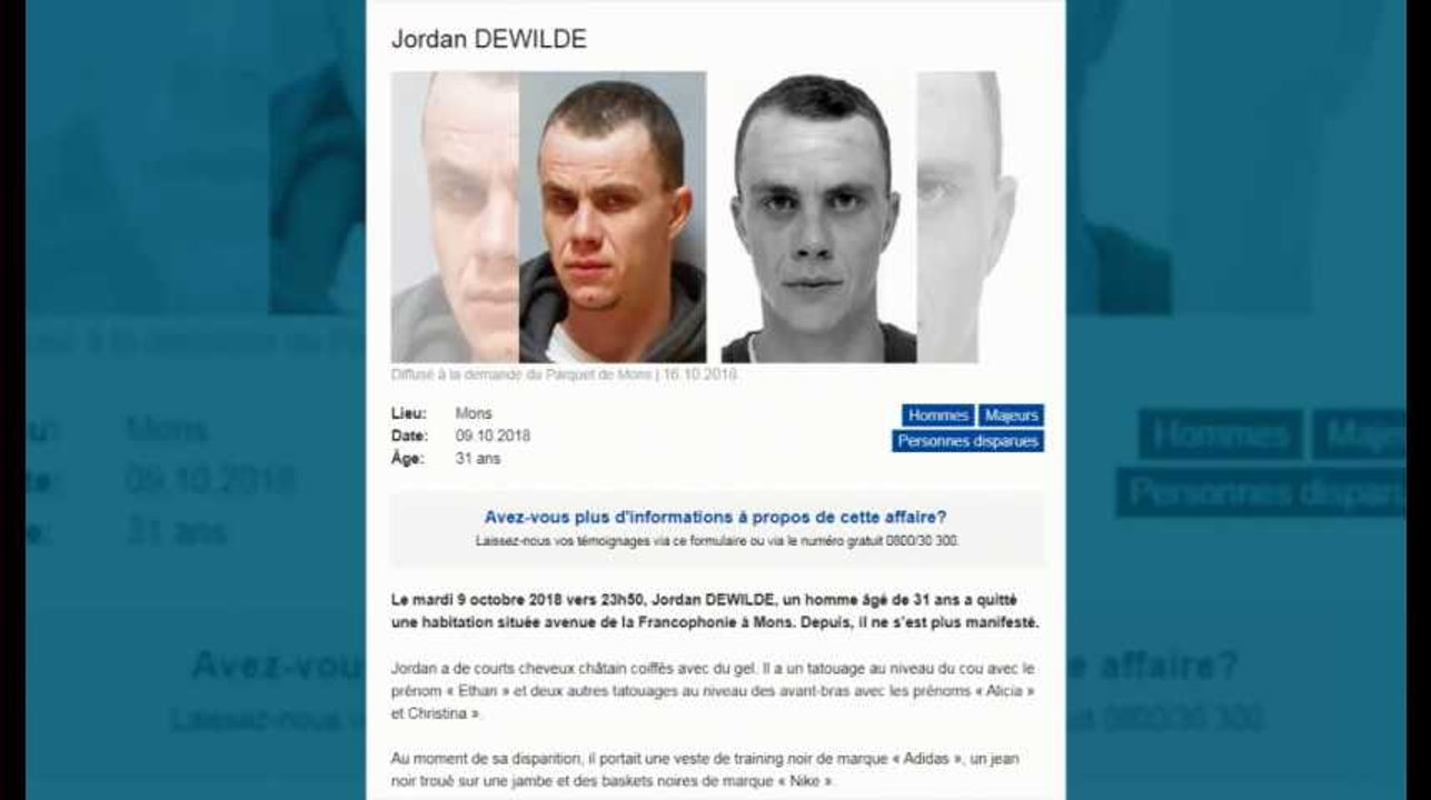 Mons: deux disparitions liées