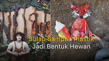 Begini Jadinya Jika Sampah Disulap Jadi Bentuk Hewan