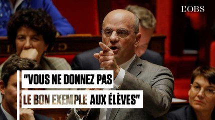 Blanquer reproche aux députés de ne pas donner le bon exemple aux élèves