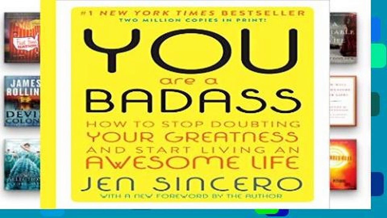 Review  You Are a Badass (Deluxe Edition): How to Stop Doubting Your Greatness and Start Living an