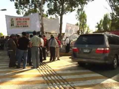 Ocho días sin comer, los electricistas en San Lázaro