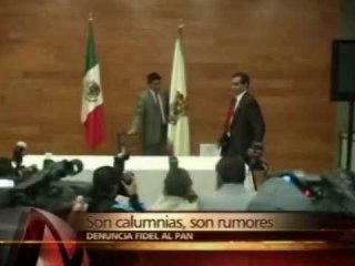 Fidel Herrera asegura son calumnias las acusaciones del PAN