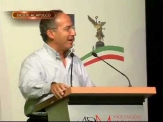 Carstens ''le echó todos los kilos'', bromea Calderón