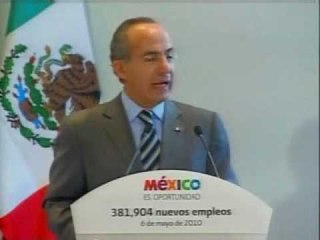 Insiste Calderón en que nuestra economía se mantiene sóli