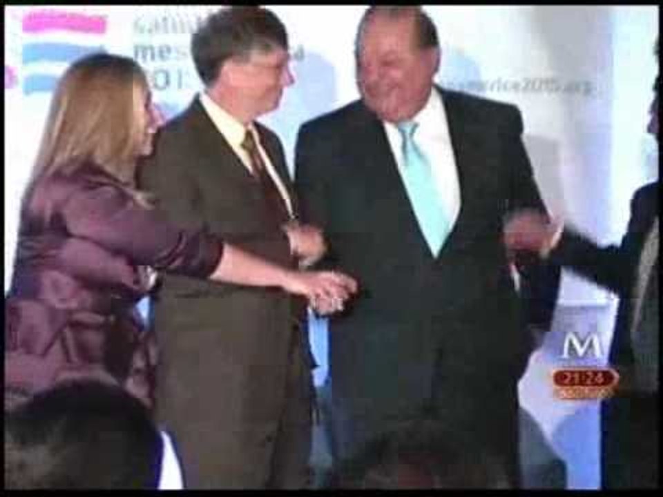 Carlos Slim y Bill Gates se unen por la salud