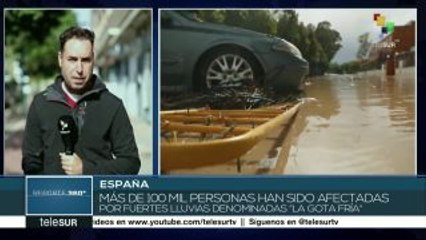 España: más de 100 mil afectados por la "gota fría"