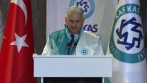 TBMM Başkanı Yıldırım: 'Kars-Tiflis-Bakü hattı projemiz bölgenin modern ipek yolu hattı' - KARS