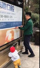 A dad is a son's first hero