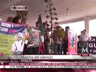 Encabeza Javier Sicilia marcha por la paz desde Cuernavaca
