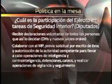 POLÍTICA EN LA MESA (5): Ley de Seguridad Nacional